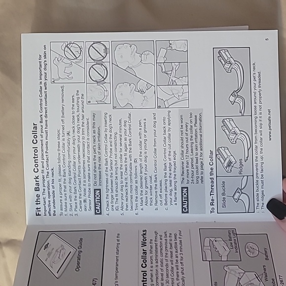 Petsafe Basic Bark Control Collar red & black for small dog with 2 batteries - Picture 12 of 17